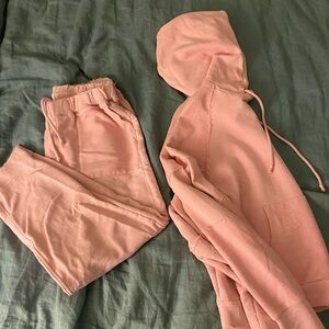 LoveShackFancy Pink sweats set